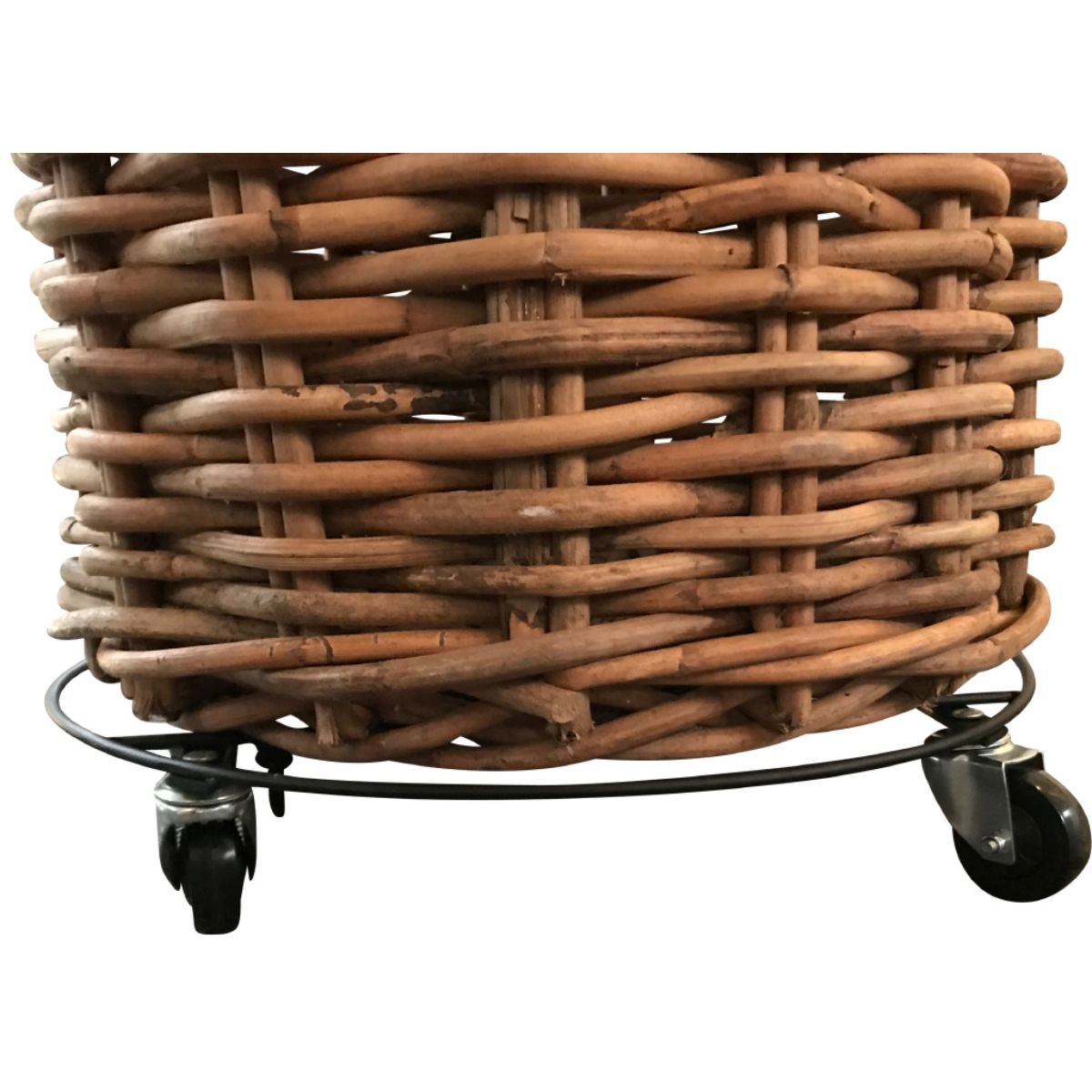 Mega Rund Trolley för Rattankorg